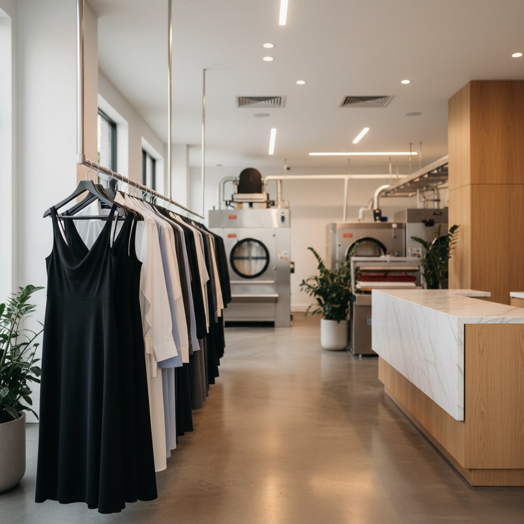Professional dry cleaning facility