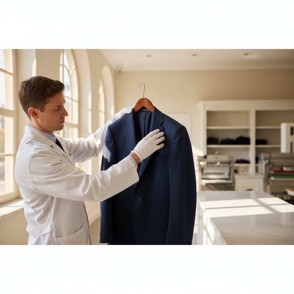 Professional dry cleaning service for classic formal suits and dresses in Toronto